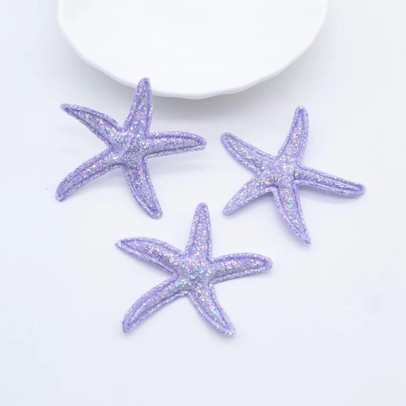 30 pièces Kawaii paillettes étoile de mer Applique pour bricolage vêtements chapeau chaussures décor