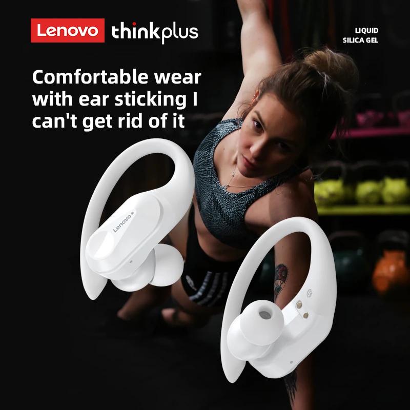 2/4/6/8 pièces d'origine Lenovo LP75 sans fil sport Bluetooth casque oreillette réduction du bruit é