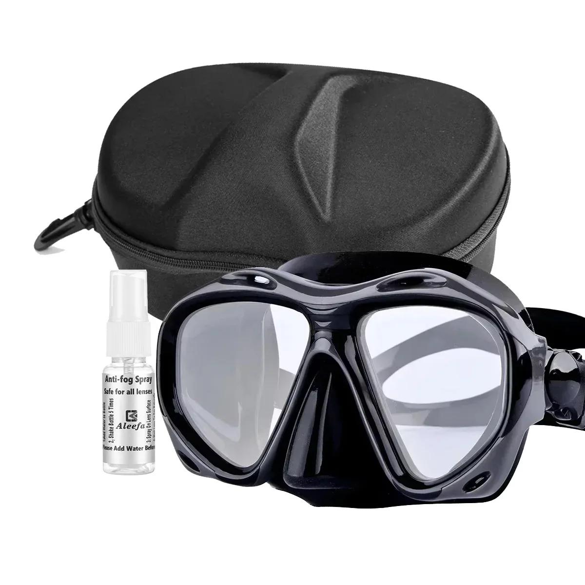 Masque de plongée hypermétropie lentilles verre Guatemala spray anti-buée équipement hommes femmes +2.0 à +5.0