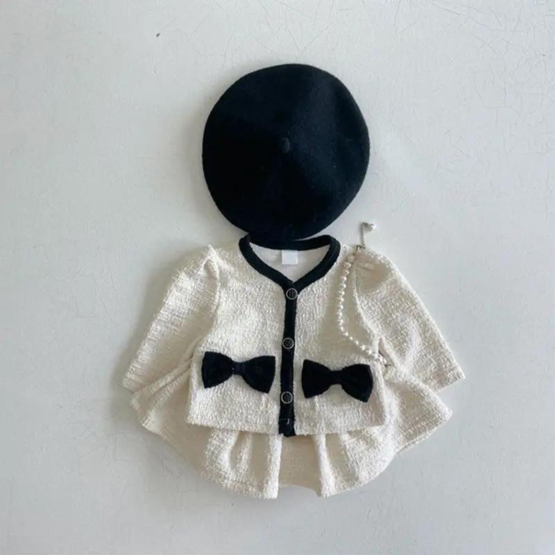 Ensembles d'automne pour bébé, costume polyvalent à la mode pour nouveau-né, petit Style parfumé, vê