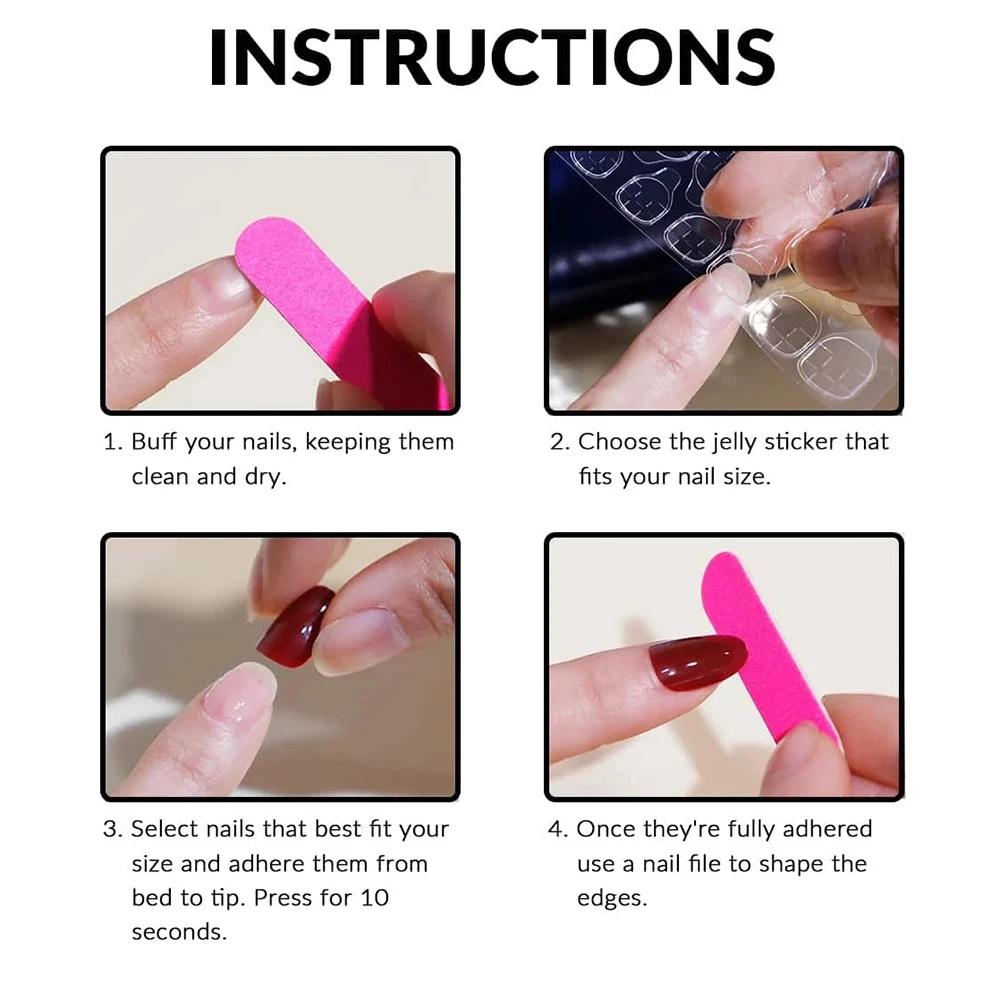 24 pièces ongles d'orteil courts carrés roses faux ongles d'orteil presse sur les ongles d'orteil fa