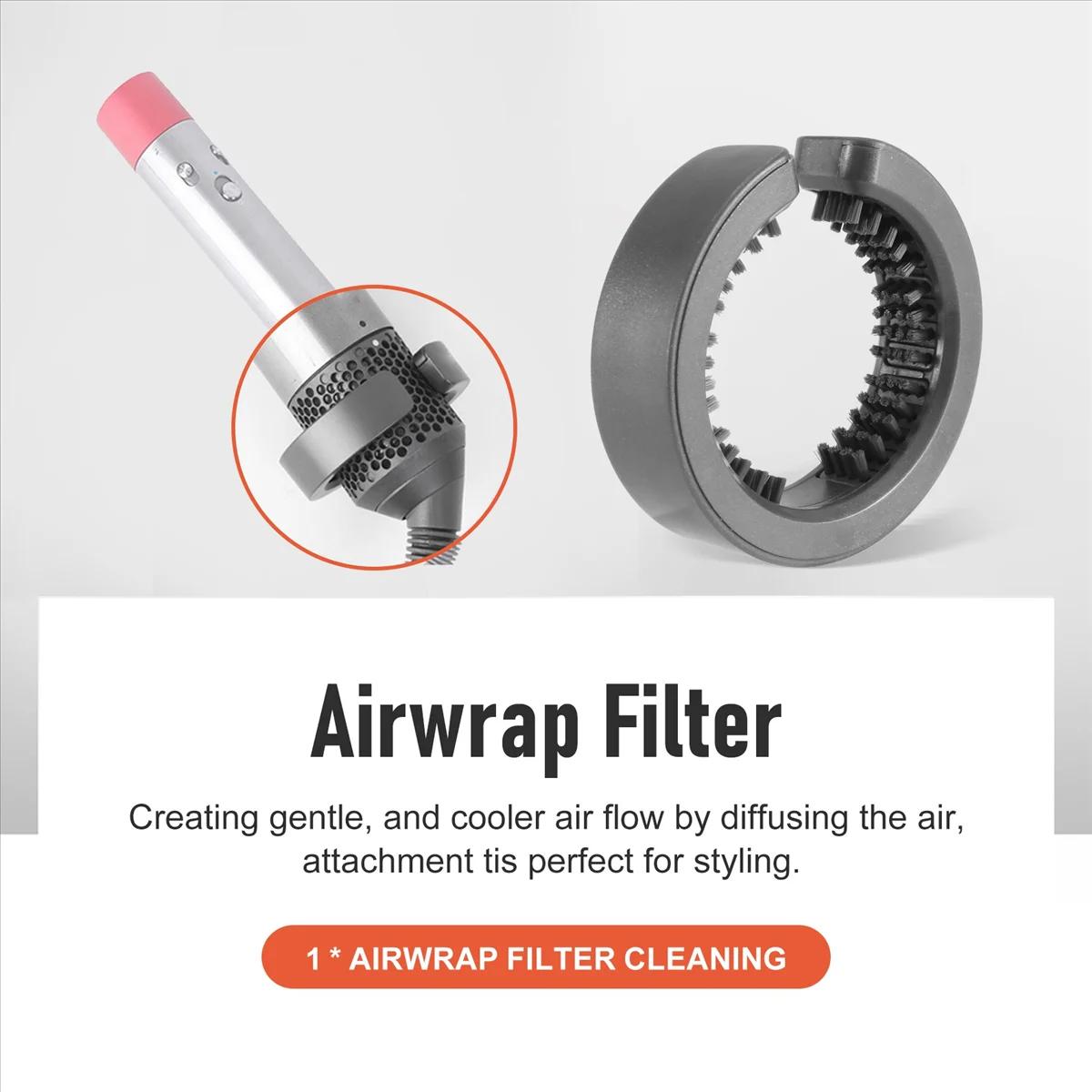 Filtre portable pour Dyson Airwrap, accessoires de souffleur anti-poussière, livres de filtre HS01,