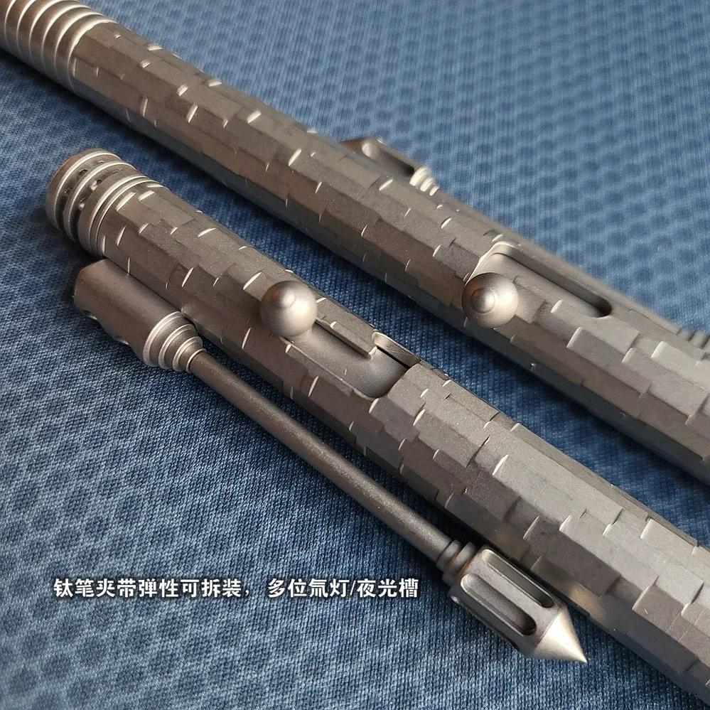 Stylo tactique en alliage de titane EDC, avec Collection d'écriture, outils EDC portables multifonct