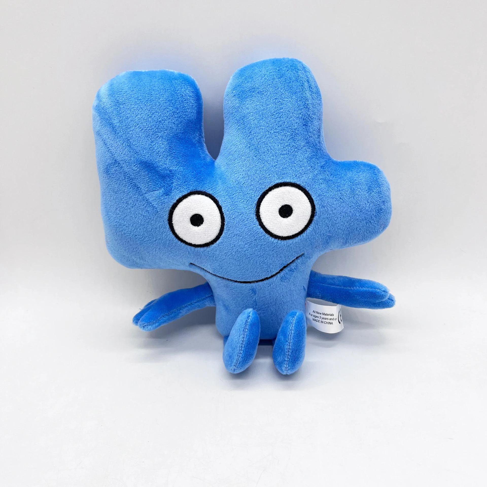 Bfdi quatre jouets en peluche bataille pour Dream Island peluche poupée de dessin animé mignon perso