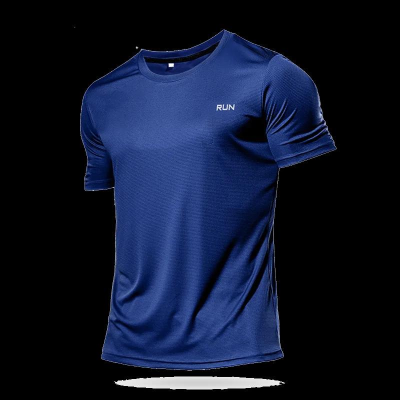 T-shirt sport homme polyester séchage rapide : pour fitness, gym et entraînement léger
