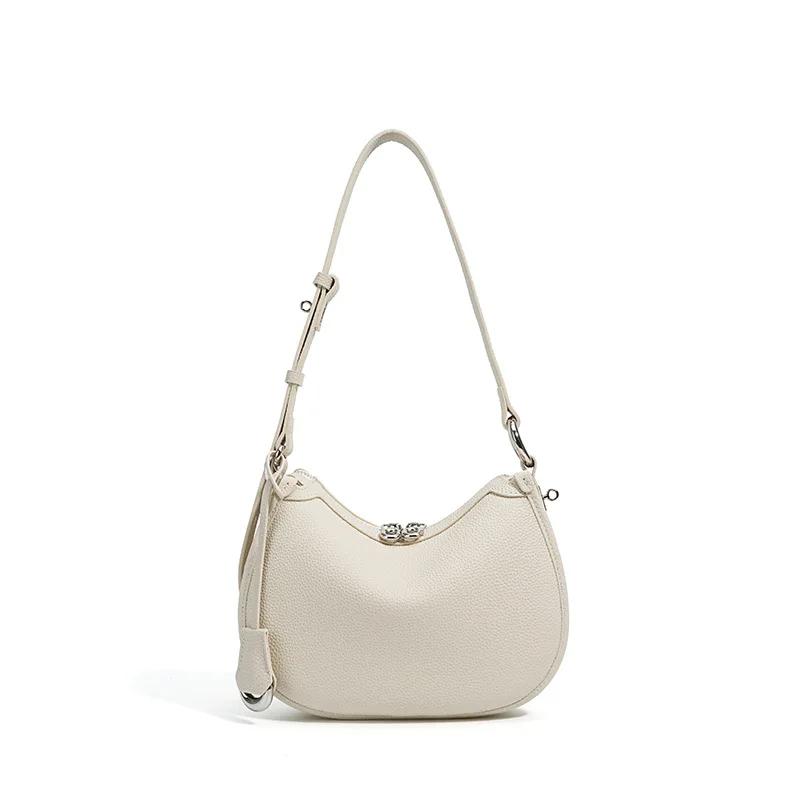 Nouveau Sac à Main de Luxe 2026 en Cuir de Vachette Véritable pour Femme – Sacs Sous le Bras Tendanc