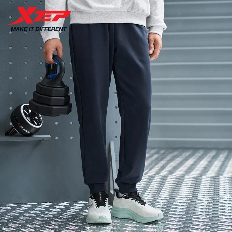 Pantalon Xtep homme automne tricot doux mode rétro confortable bas 876329630166