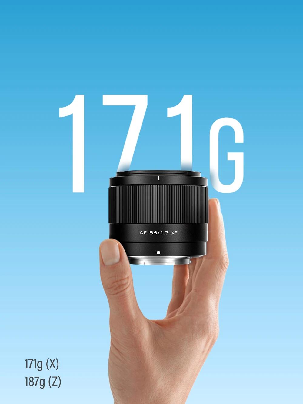 VILTROX 56mm f1.7 Objectif Fuji X Nikon Z Mount Objectif Auto Focus Portrait Objectif APS-C Pour Fuj