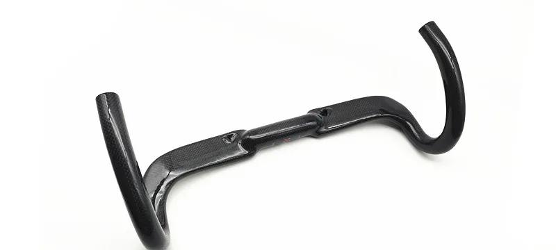 Guidon vélo route carbone SAMANA WCS 31.8x420/440mm ultraléger pour course et vent cassé