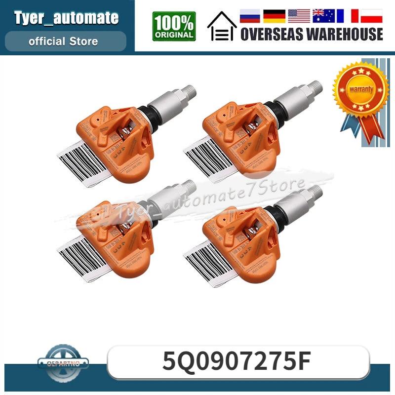 4 pièces 433Mhz 5Q 0907275 Capteur de surveillance de la pression des pneus F, pour Audi RS3 SKODA K