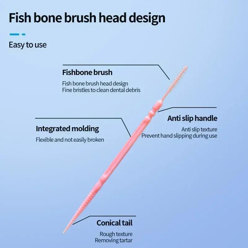 Cure-dents Ultra fin Portable jetable, boîte familiale emballée, Double tête, personnalité haut de g