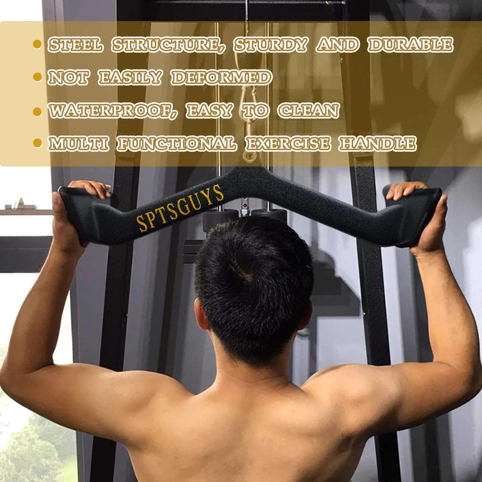 LAT Pulldown rib Down Bar, Fitness à domicile, Accessoires pour système de poulie à câble, Machine,