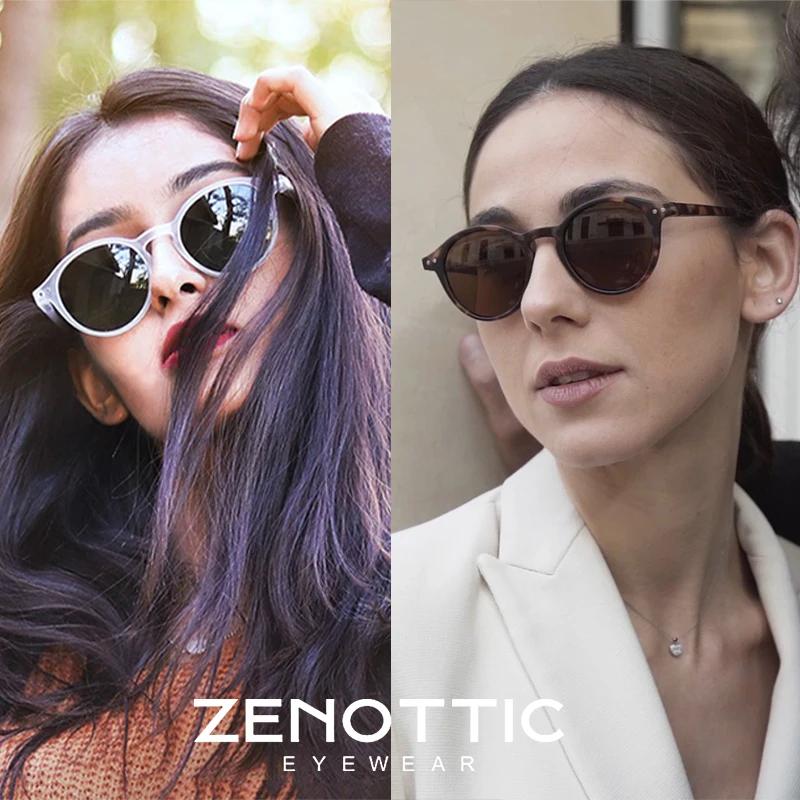 ZENOTTIC rétro lunettes de soleil polarisées 2023 2024 hommes femmes Vintage petit cadre rond lunett