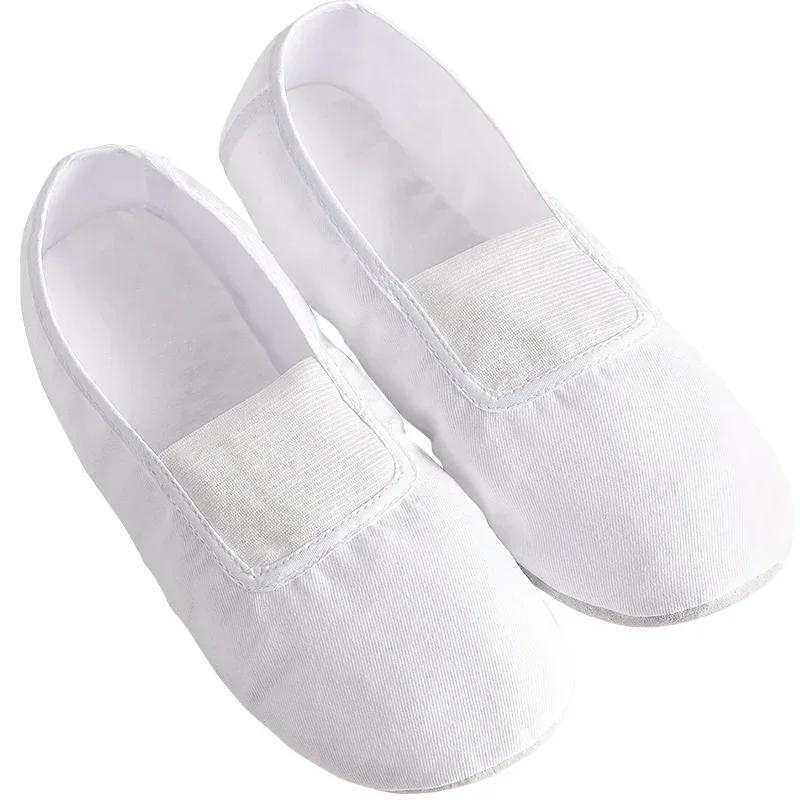 Chaussures de gymnastique professionnelles chaussures de Ballet pour filles semelle en cuir entier S