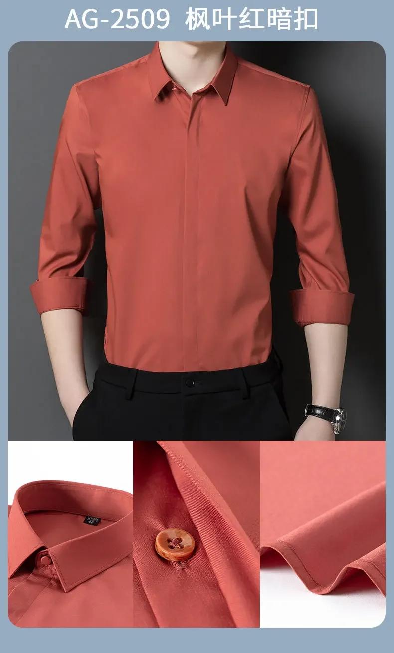 4XL 5XL 6XL 7XL 8XL chemise à carreaux en Fiber de bambou rayé bleu décontracté affaires chemise à m