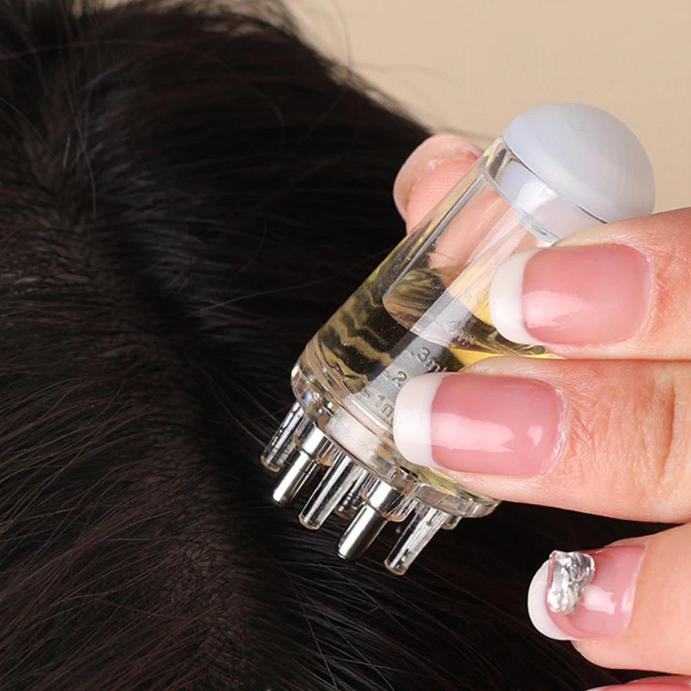 Applicateur de cuir chevelu, peigne liquide pour le traitement du cuir chevelu, huile essentielle, g
