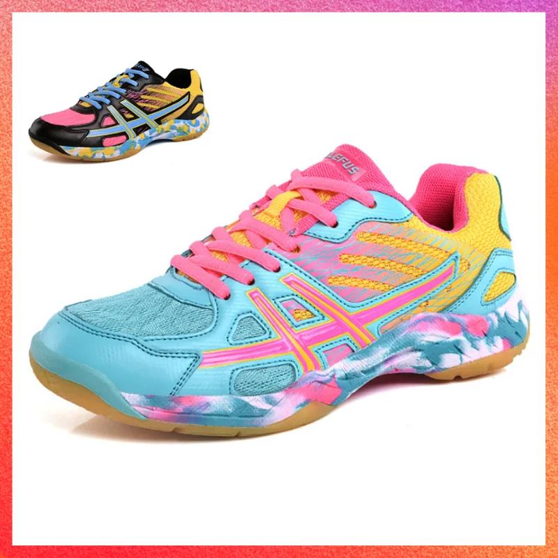 Chaussures de Badminton pour femmes taille 35 36, chaussures de Tennis de Table professionnelles pou