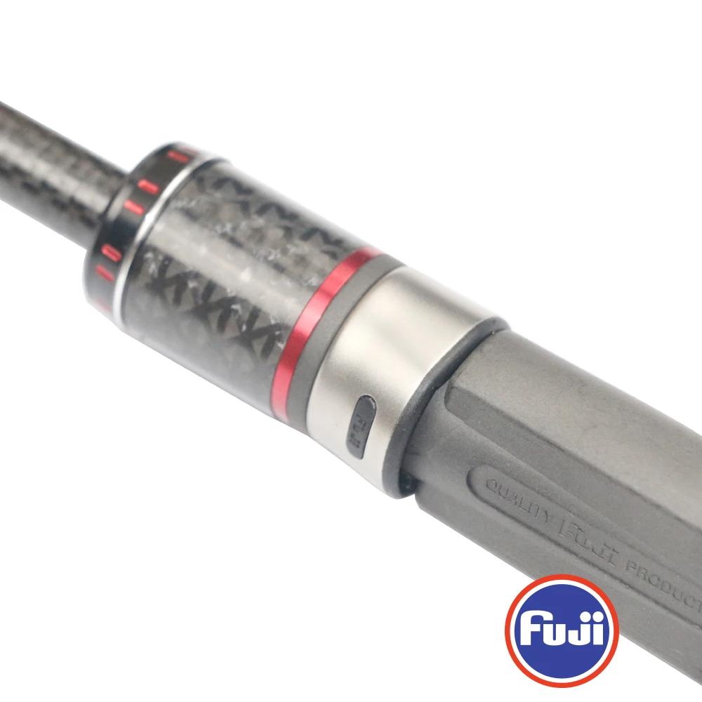 Pro Bomesh-Kit de poignée fendue en fibre de carbone, siège de moulinet Fuji ECS 16, écrou de verrou