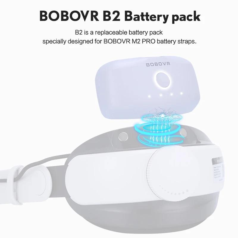 BOBOVR B2 batterie pour M3 Pro batterie de rechange de remplacement 5200mAh connexions magnétiques p