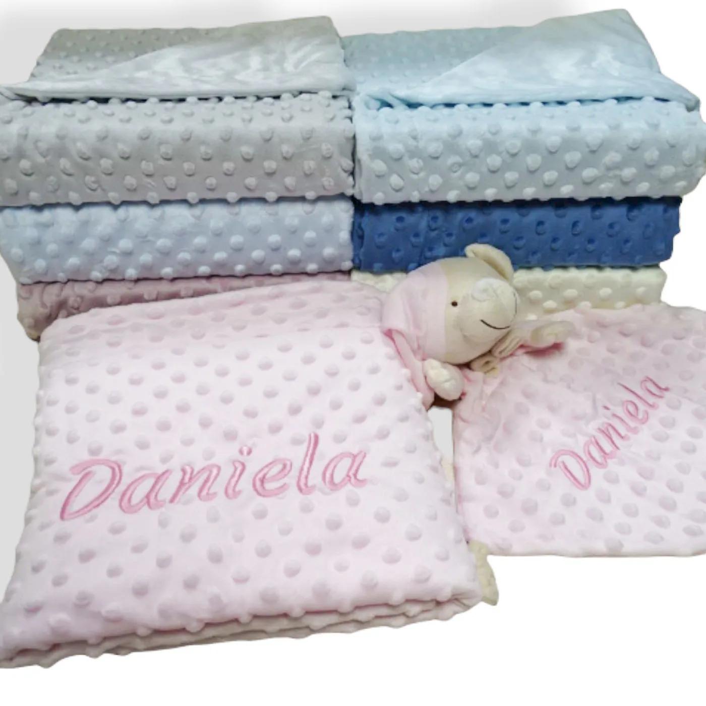 Couverture bébé personnalisée avec votre nom brodé, couverture topito personnalisée pour nouveau-né,