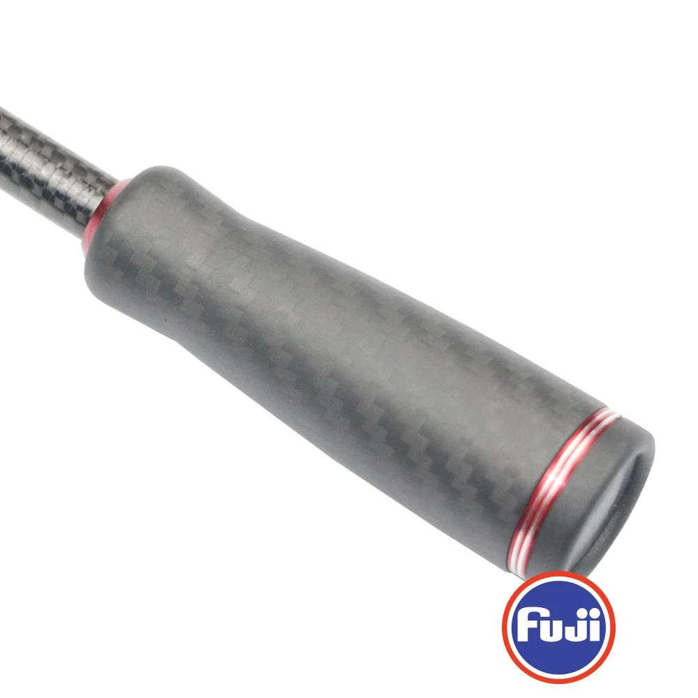 Pro Bomesh-Kit de poignée fendue en fibre de carbone, siège de moulinet Fuji ECS 16, écrou de verrou