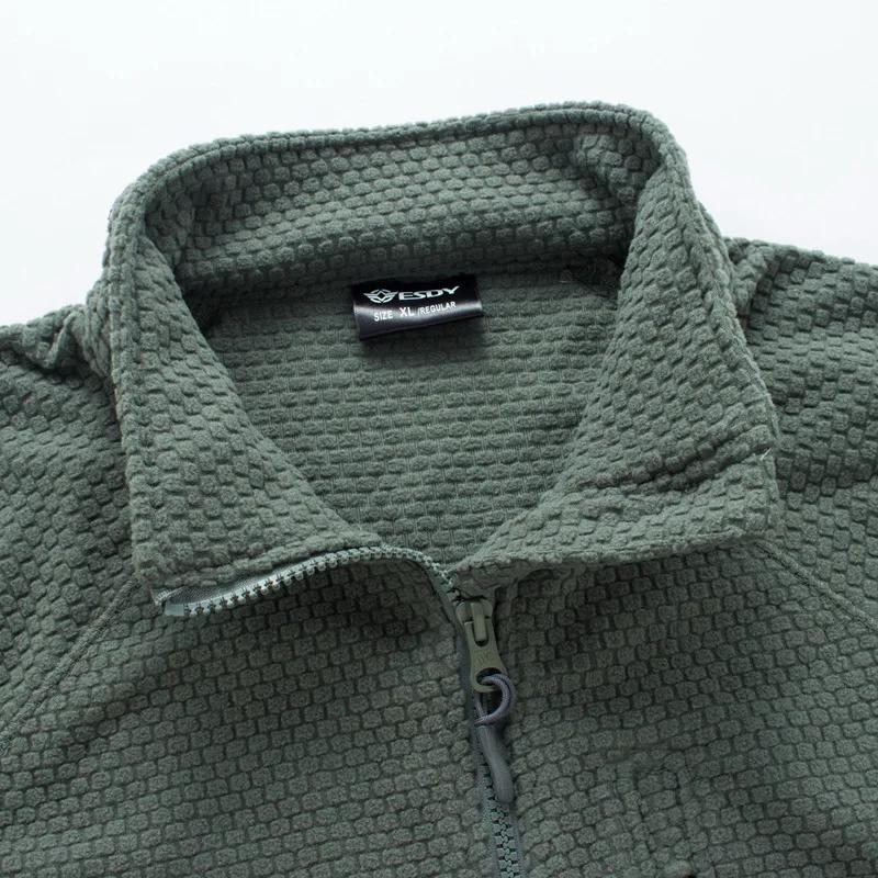 Pull polaire tactique pour hommes et femmes, Camping en plein air, randonnée, veste de printemps et