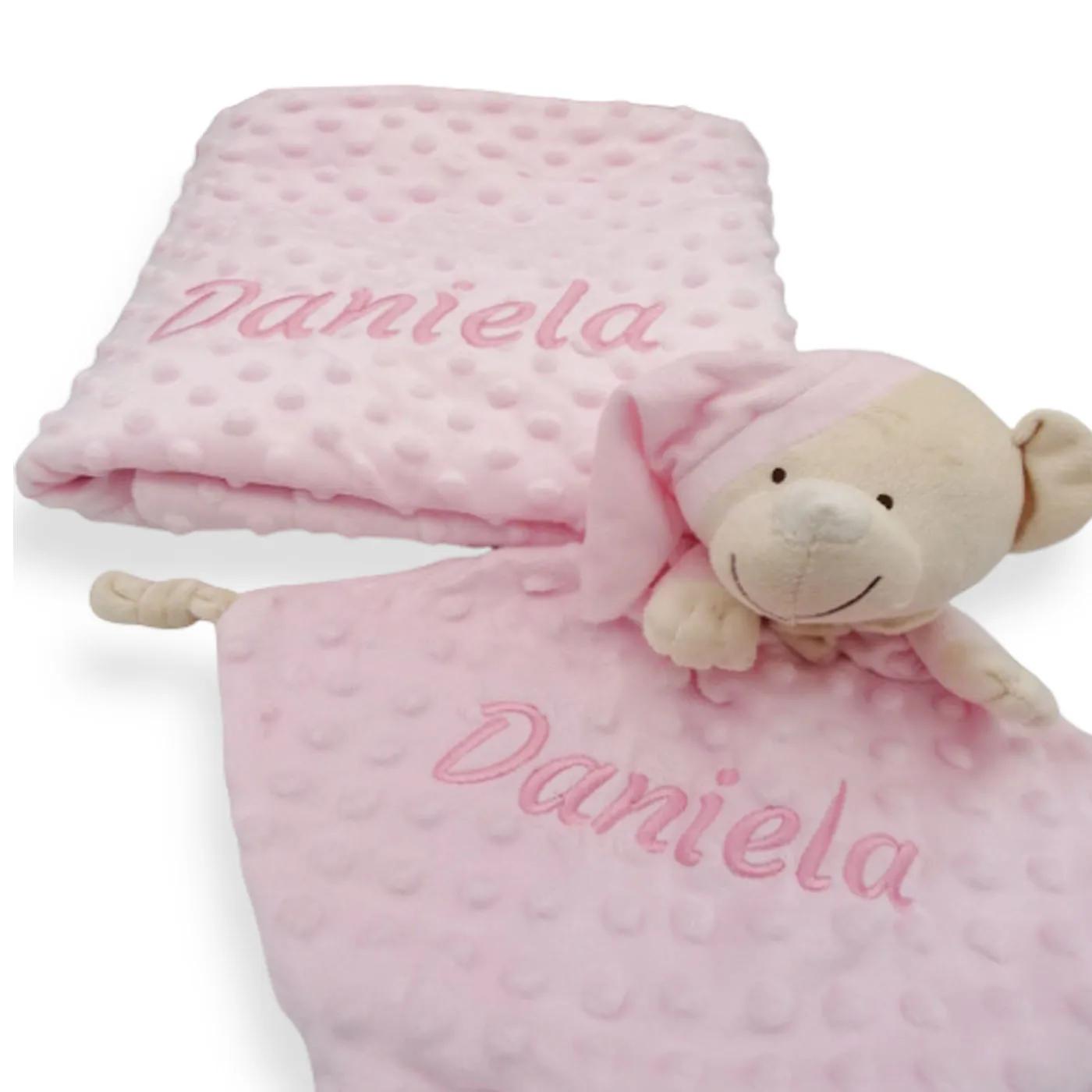 Couverture bébé personnalisée avec votre nom brodé, couverture topito personnalisée pour nouveau-né,