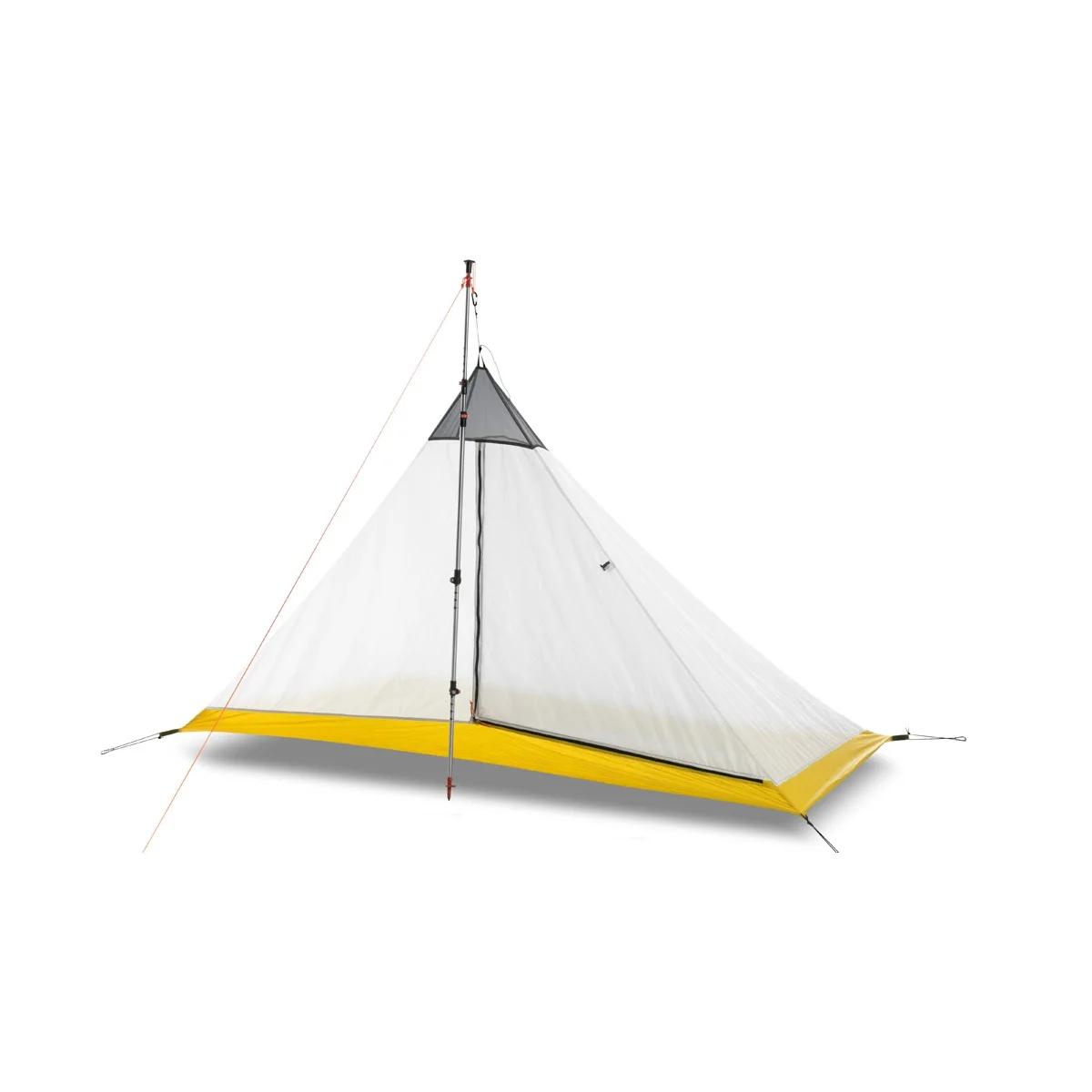 Hikeburger noeud 145 cm pyramide ultralégère 1.45 m tente intérieure sans tige 2-4 personnes Camping