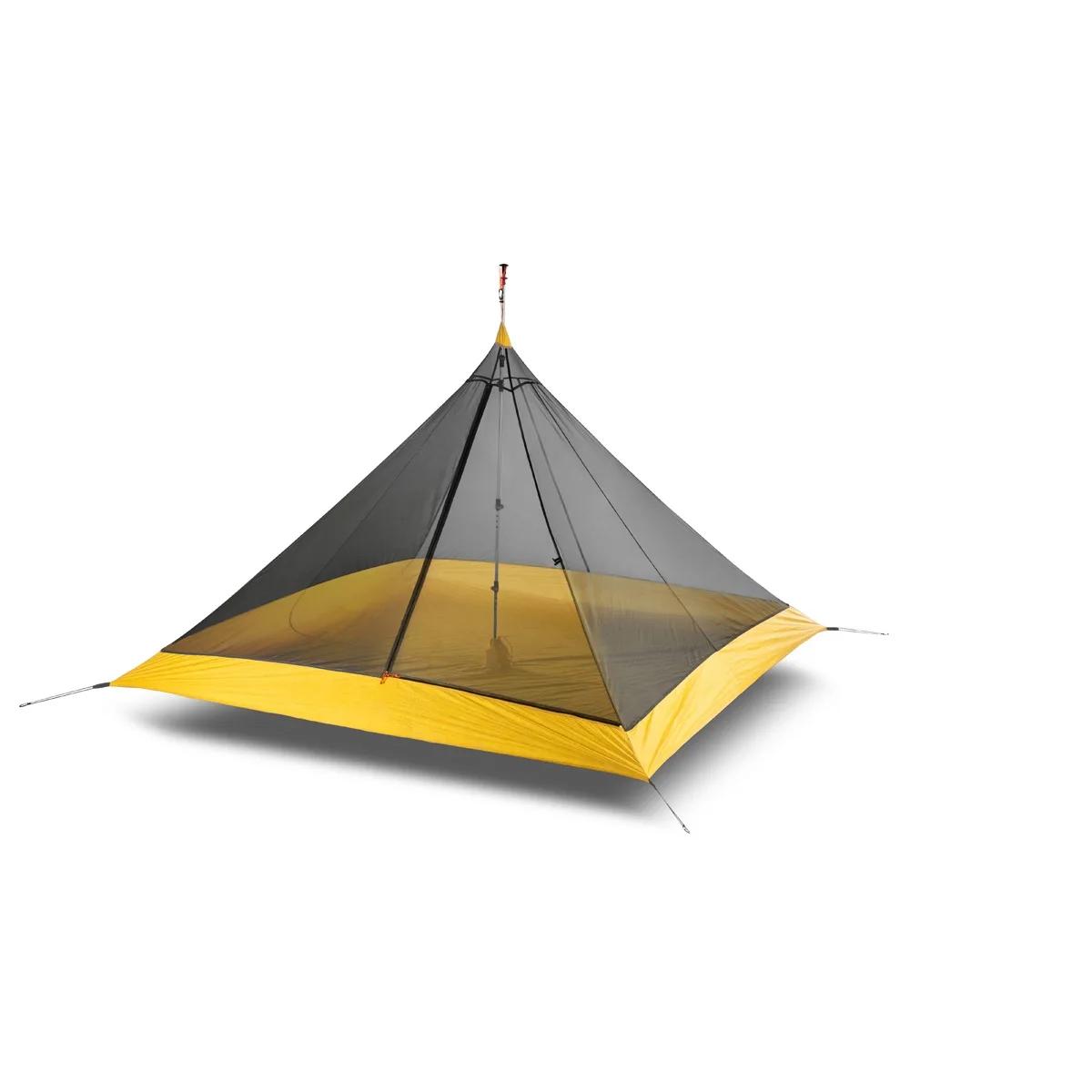 Hikeburger noeud 145 cm pyramide ultralégère 1.45 m tente intérieure sans tige 2-4 personnes Camping