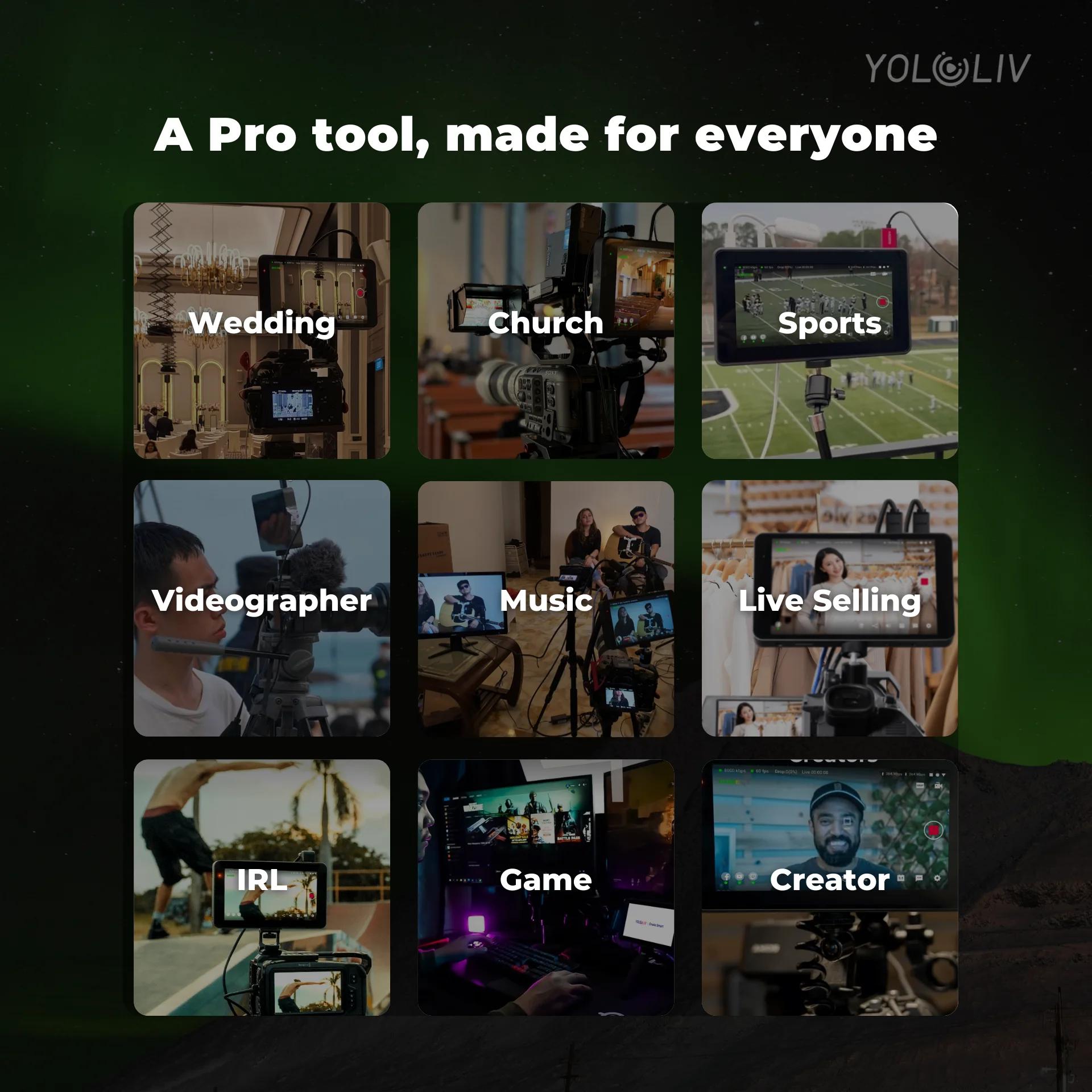 Yolovev-Mini moniteur intelligent tout-en-un, ultra-portable, diffusion en direct, impression et mon