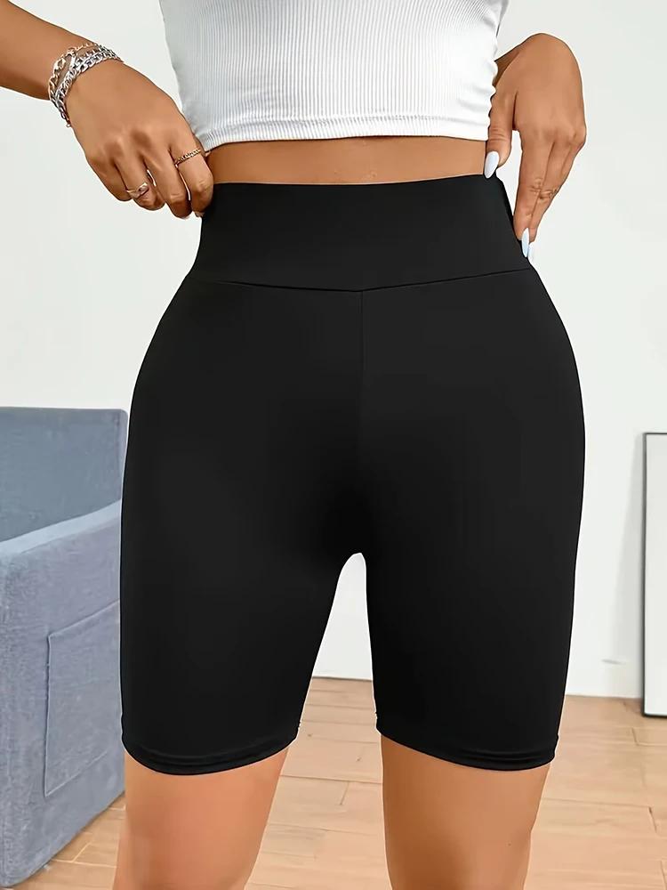 Shorts de cyclisme taille haute pour femmes