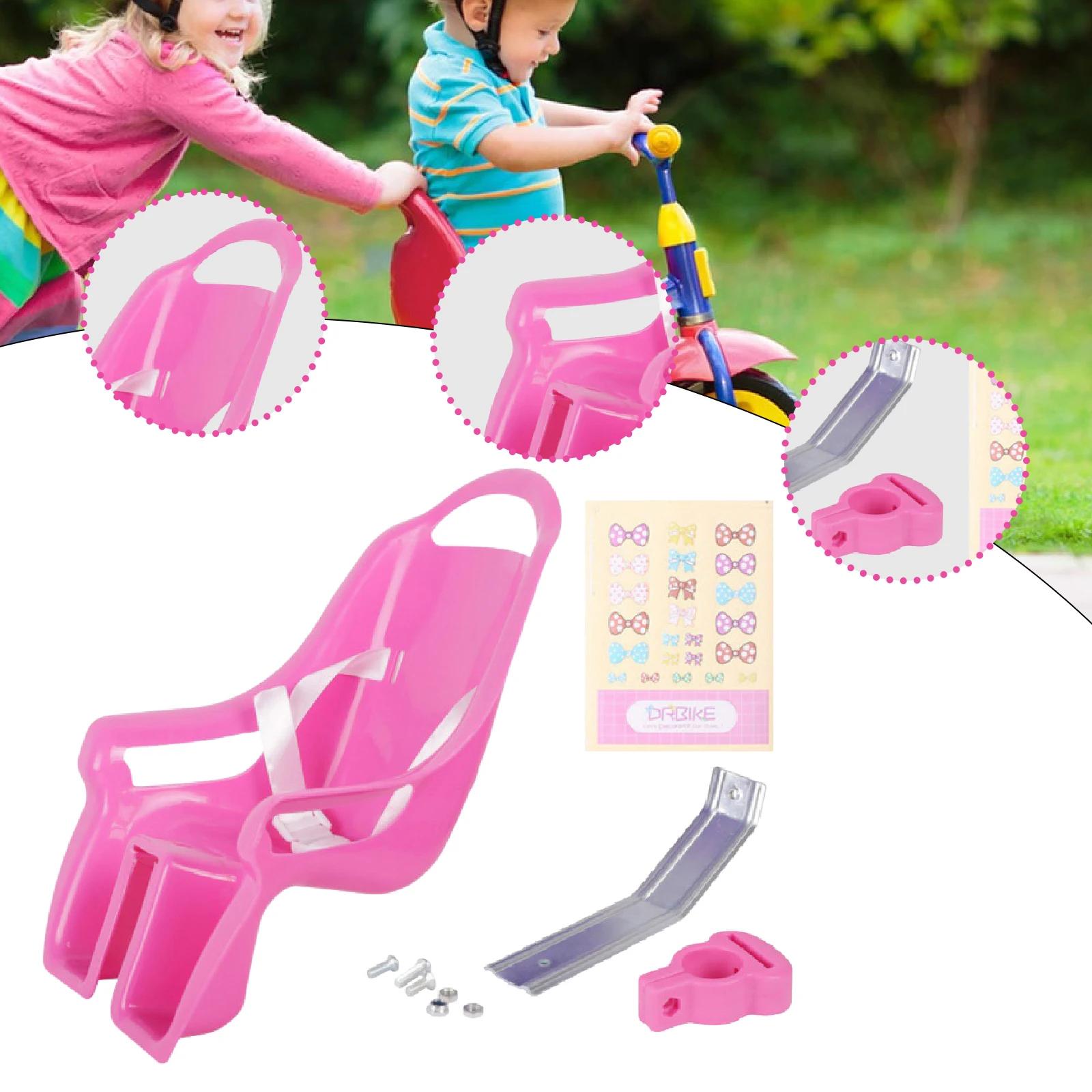 Porte-siège de vélo pour poupée bébé, poupées de taille Standard, animaux en peluche, ajustement confortable, Design de pétales mignons, accessoires d'équipement pour bébé