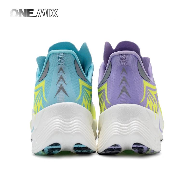 Chaussures de course ONEMIX 2025 plaque carbone - Baskets amortissantes légères antidérapantes respirantes pour hommes et femmes