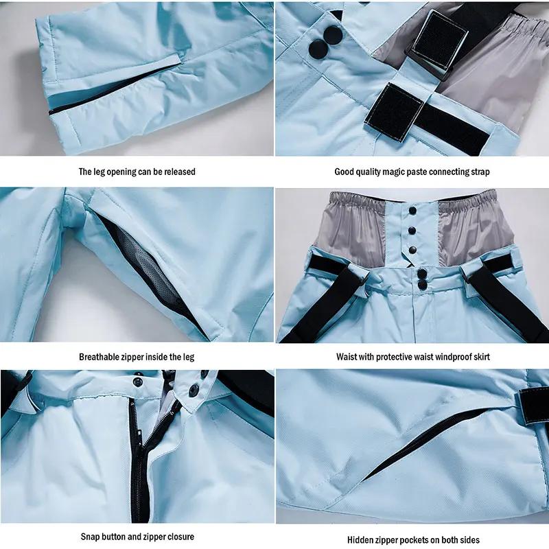 Pantalon de ski coupe-vent pour homme et femme