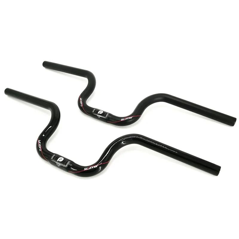 Guidon en fibre de carbone Litepro pour Bromsilice - Forme hirondelle 580mm pour vélo pliant