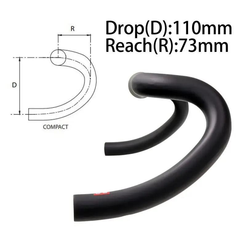 Nouveau Guidon de Vélo en Carbone pour Gravel 2026 – Grand Guidon Évasé pour Vélo de Cross-Country et de Route – Guidons de Cyclisme 400/420/440mm