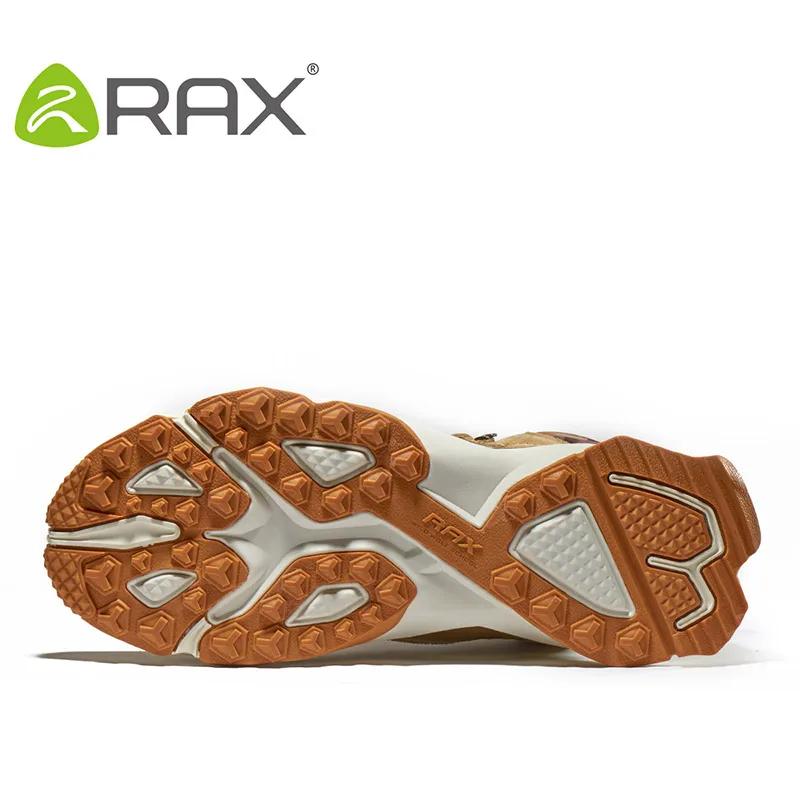 Chaussures randonnée mi-hautes imperméables RAX - Bottes trekking cuir homme femme outdoor