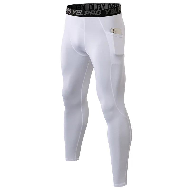 Pantalon fitness homme velours thermique hiver - Legging entraînement course extensible serré