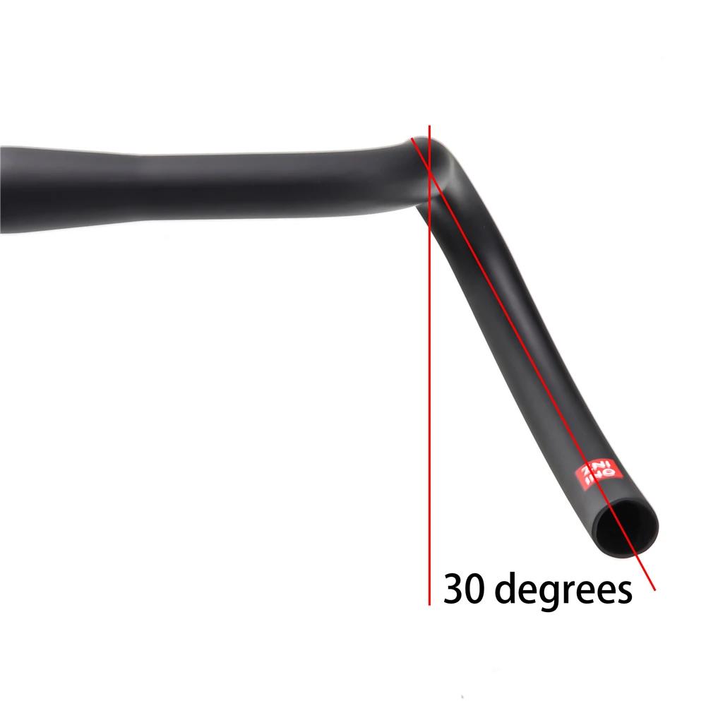 Guidon de gravier en carbone grande barre évasée vélo de route cyclocross 400 420 440mm 30 degrés offert ruban de guidon occasion spéciale