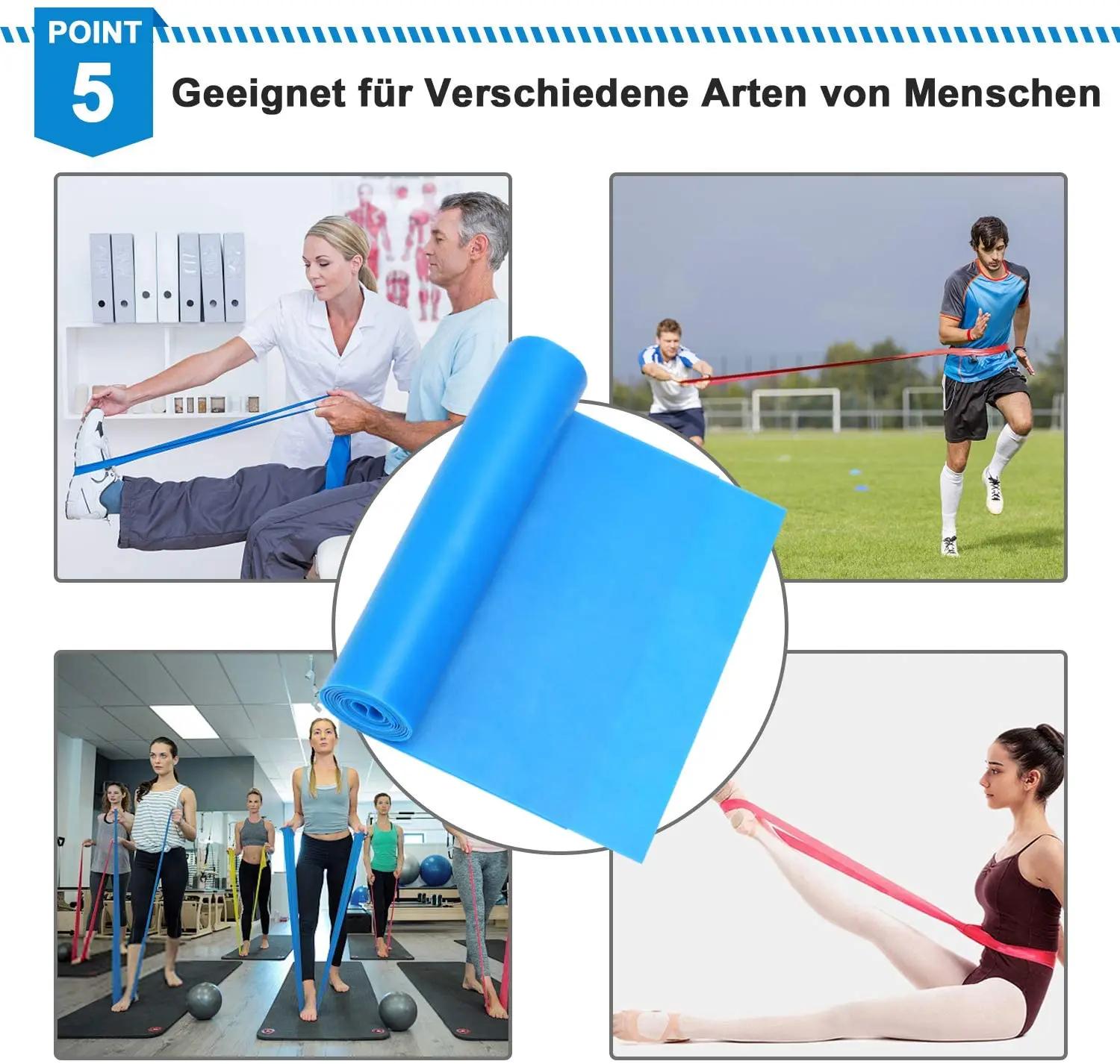 Bandes de fitness élastiques 3 pièces - Équipement de résistance pour yoga