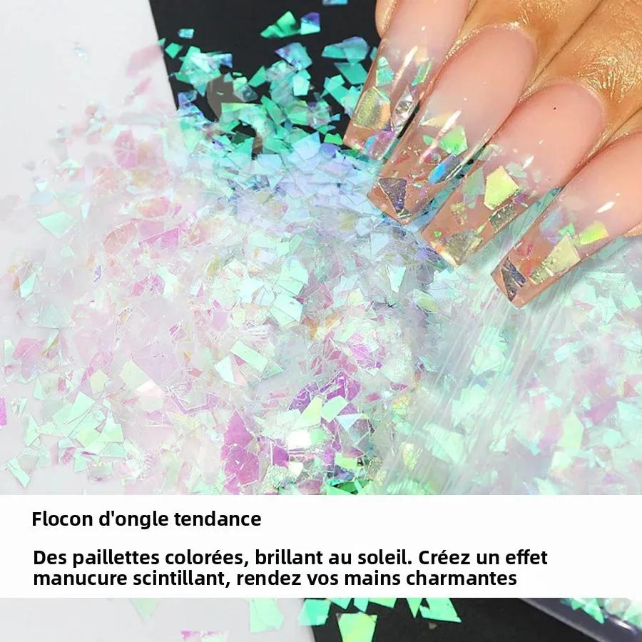 Flocons d'ongles effet sirène 10g