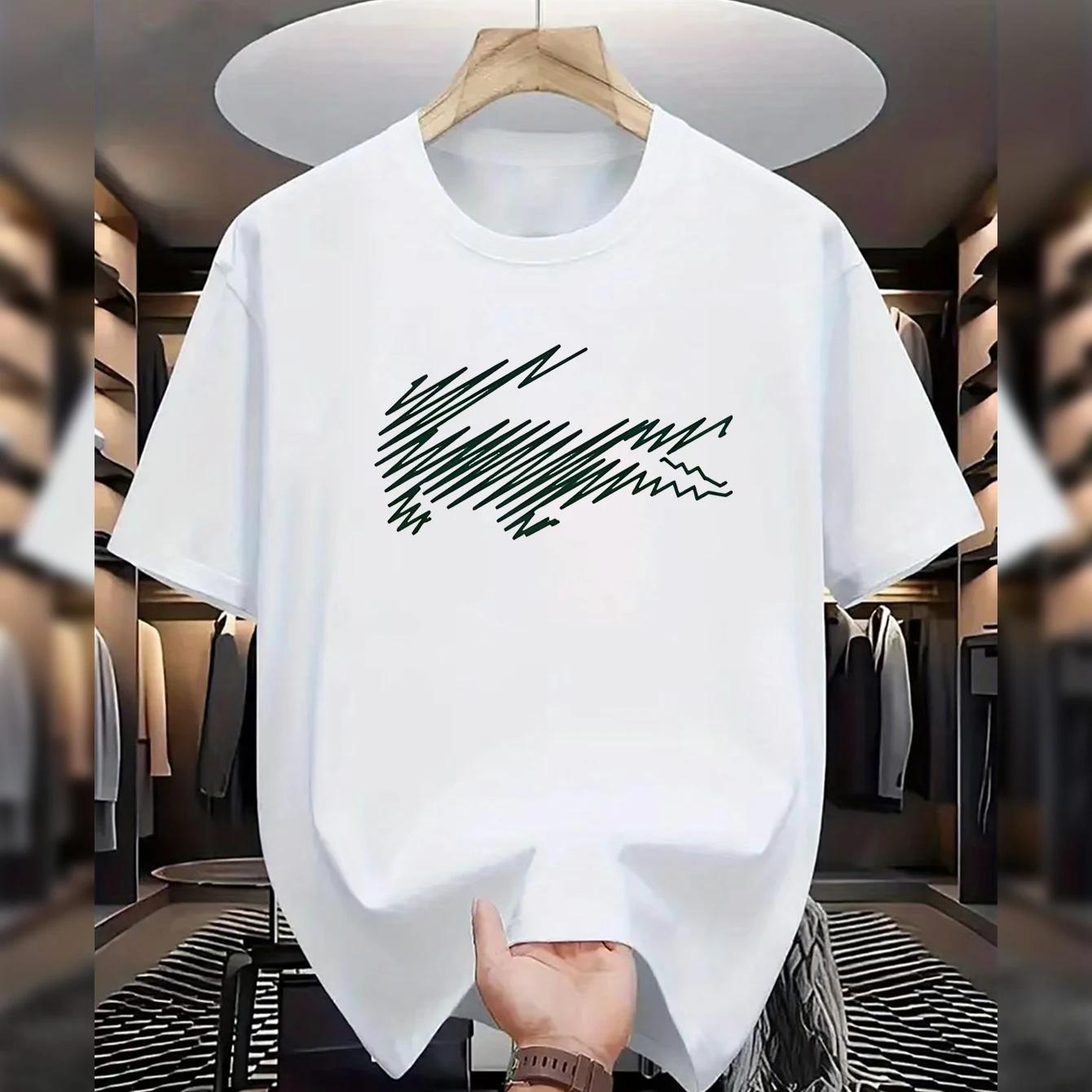 T-shirt imprimé de marque de luxe 2026 pour homme et femme, col rond, en coton, vêtements décontractés, hip-hop, manches courtes, tee-shirt unisexe