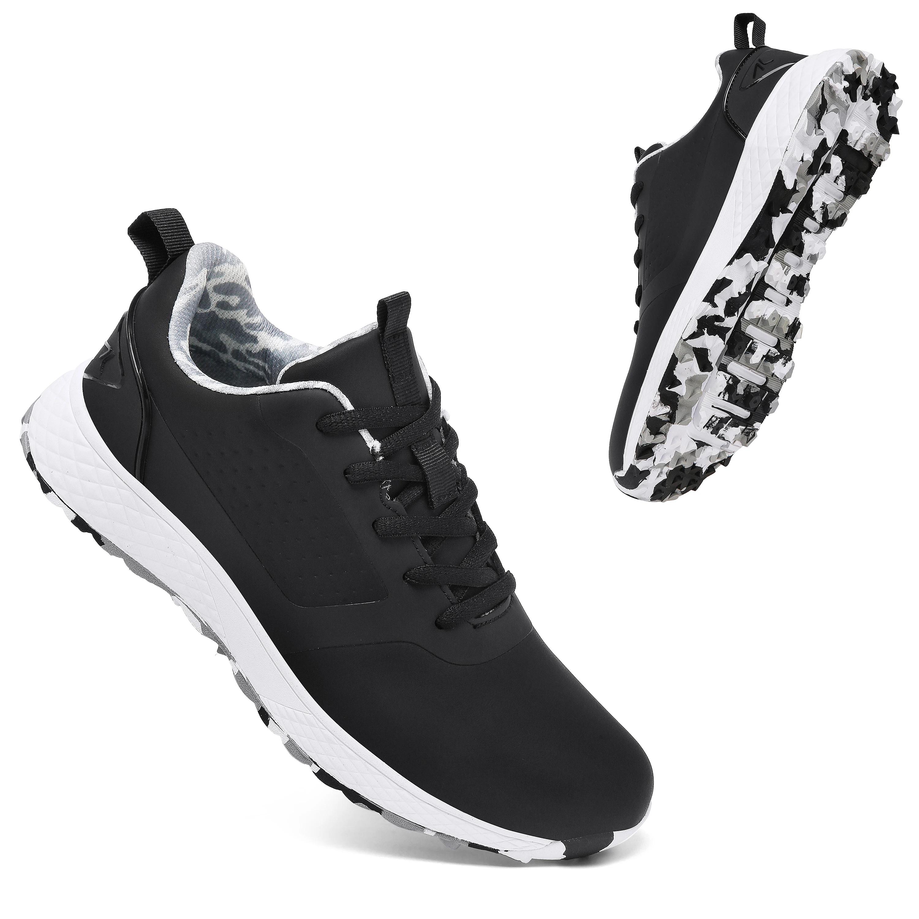 Chaussures de golf sans crampons homme femme baskets sport professionnel marche gazon
