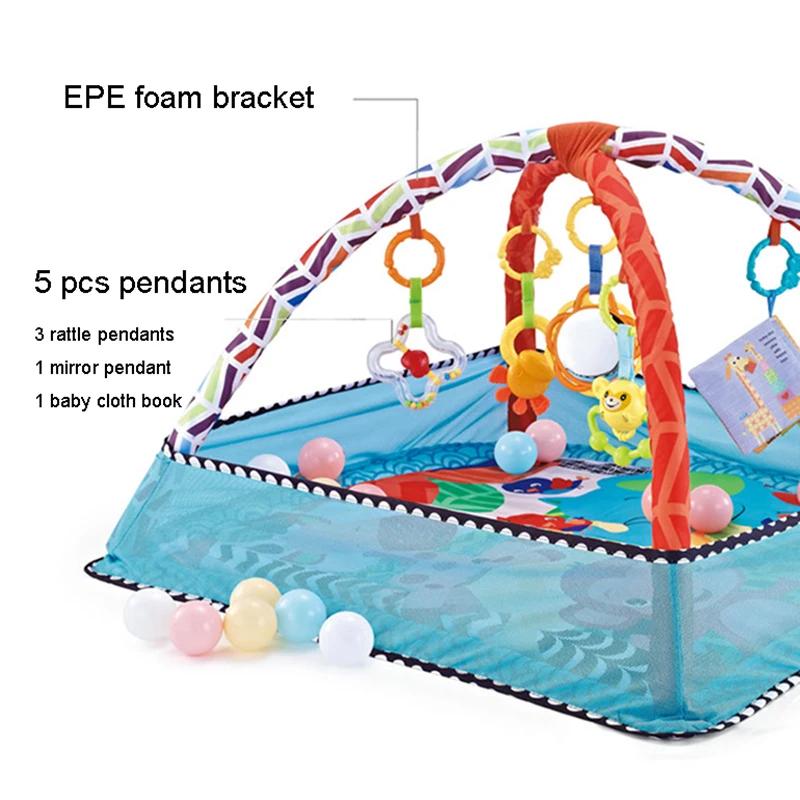 Tapis d'éveil multifonctionnel pour enfants, tapis éducatif, tapis de jeu pour bébés, tapis d'activités pour enfants, jouets de gym pour bébés, cadeau