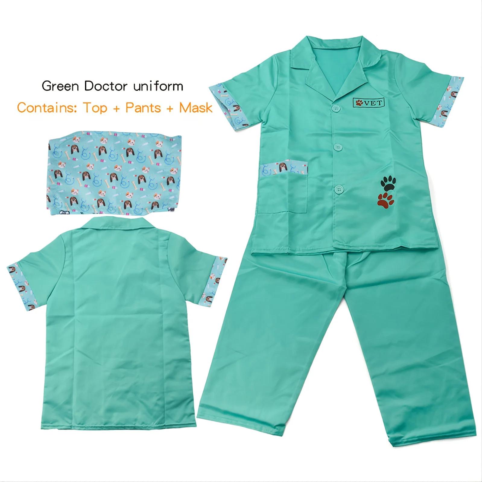 Vêtements vétérinaires pour enfants, Costumes de spectacle de jeu de rôle professionnels de la maternelle, Costumes de spectacle de jeu à domicile