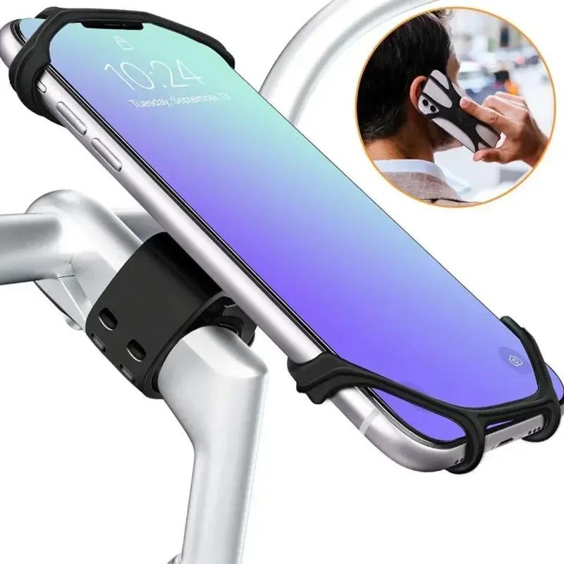 Support de téléphone pour vélo, support de téléphone portable pour moto, support de téléphone pour iPhone Samsung Xiaomi Gsm Houder Fiets