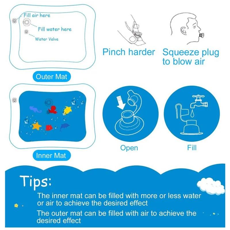 Tapis de jeu d'eau pour bébé