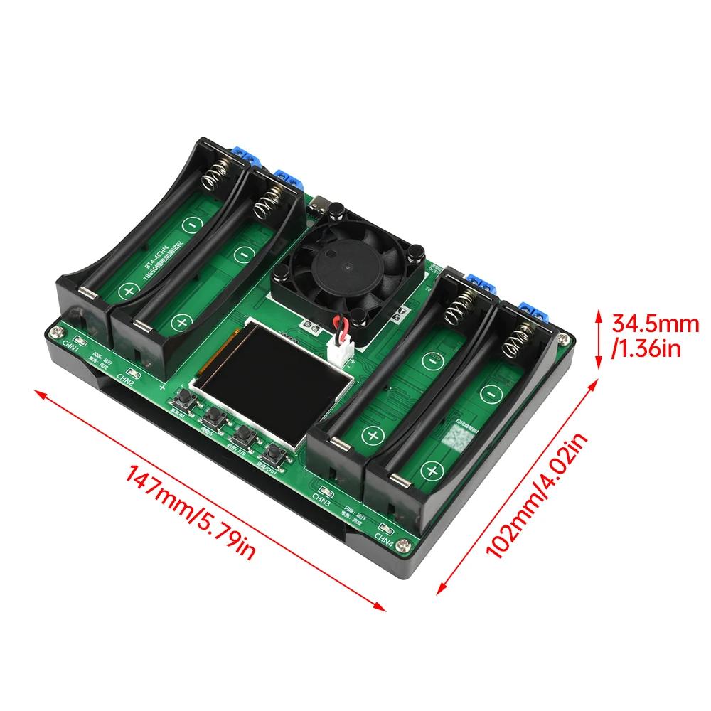 Testeur de capacité de batterie avec écran LCD 2Ch 4CH MAh MWh