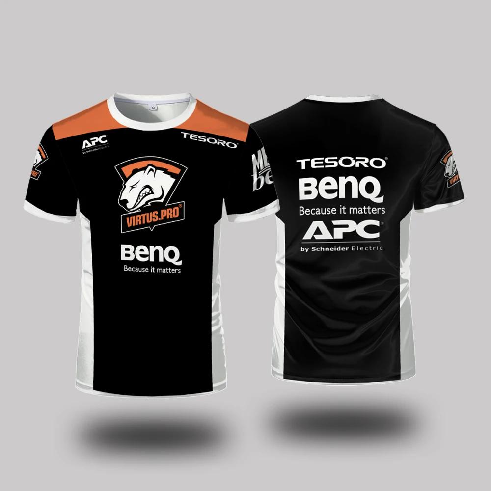 Uniformes du club d'e-sport Virtus.Pro, t-shirts respirants pour hommes, femmes et enfants, pour l'été, le sport en plein air, décontractés, à col rond, amples, pour tous les jours