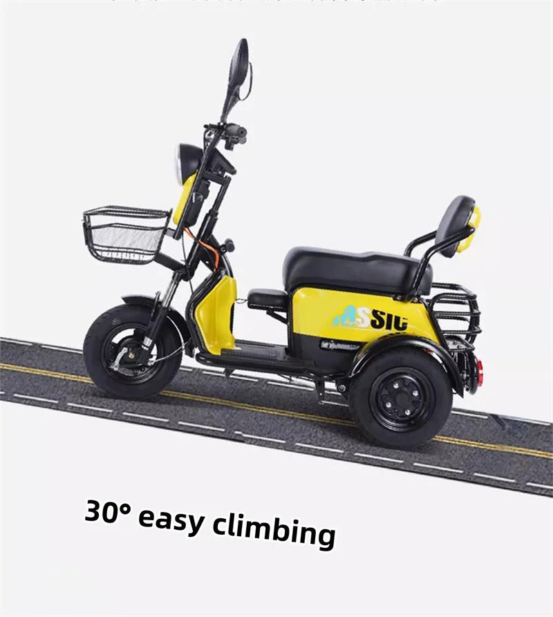 Mini Tricycle Électrique avec Système Antivol pour Adulte